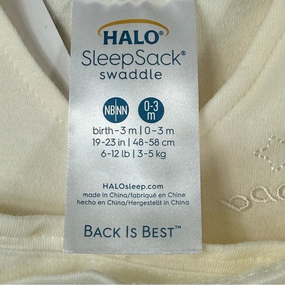 Halo White Baby Sleep Sack with Variety Logo New in Package‎